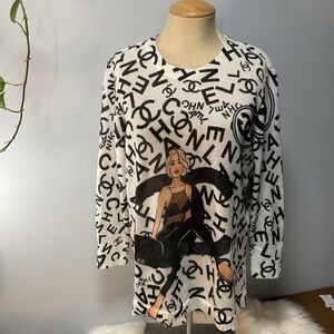 Linea Domani Graphic Sweater